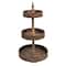 Hello Honey® 27.5" Decorative Wood & Tin 3 Tier Tray